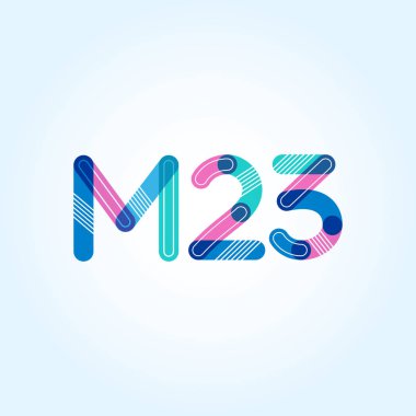 harf ve rakam logosu M23