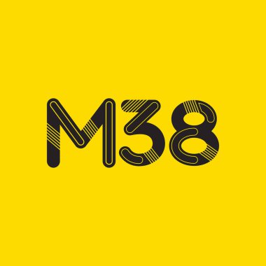 harf ve rakam logosu M38