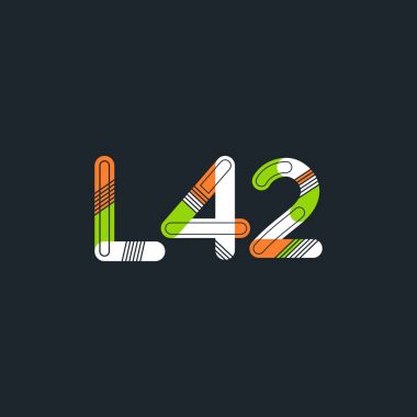 harf ve rakam logo L42