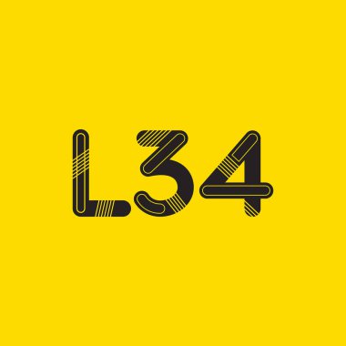 harf ve rakam logosu L34