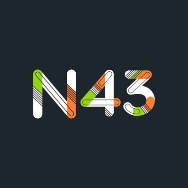 harf ve rakam logo N43