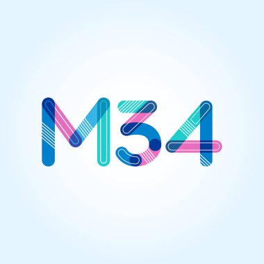 harf ve rakam logosu M34