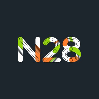 harf ve rakam logosu N28