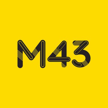 harf ve rakam logosu M43