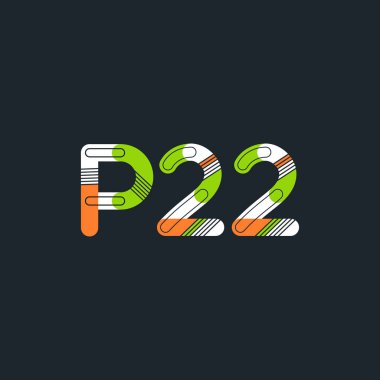 harf ve rakam logosu P22