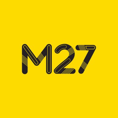 harf ve rakam logosu M27