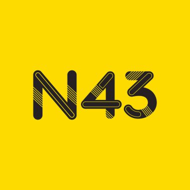 harf ve rakam logo N43