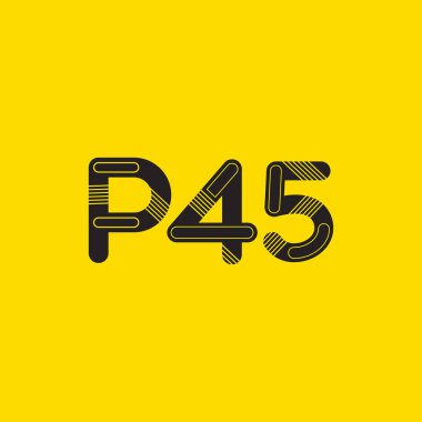 harf ve rakam logosu P45