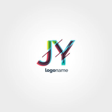 JY multicolour harf logo