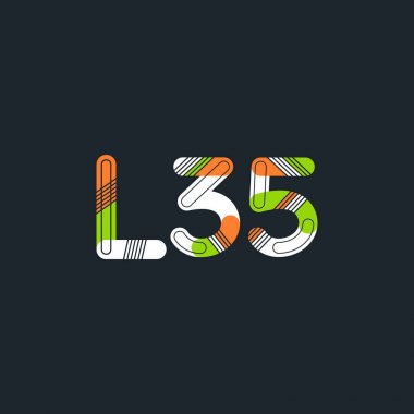 harf ve rakam logosu L35
