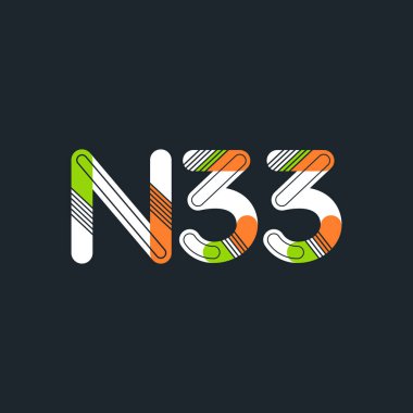 harf ve rakam logo N33