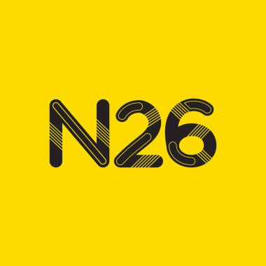 harf ve rakam logo N26