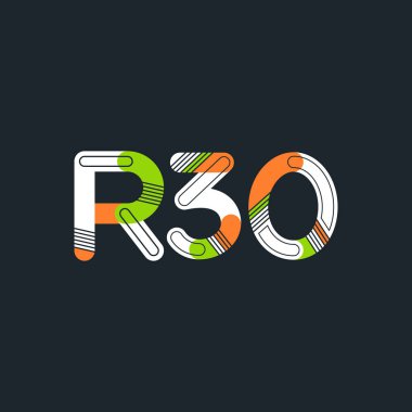 harf ve rakam logosu R30
