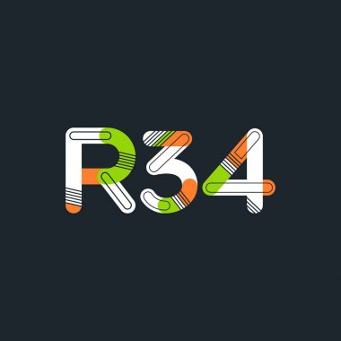 harf ve rakam logosu R34