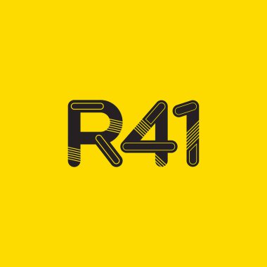 harf ve rakam logo R41
