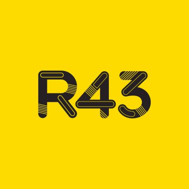 harf ve rakam logosu R43