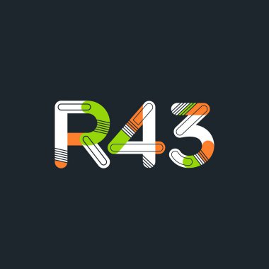 harf ve rakam logosu R43