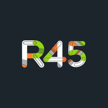harf ve rakam logosu R45