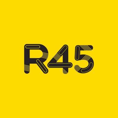 harf ve rakam logosu R45