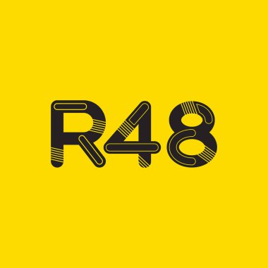 harf ve rakam logo R48