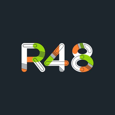 harf ve rakam logo R48
