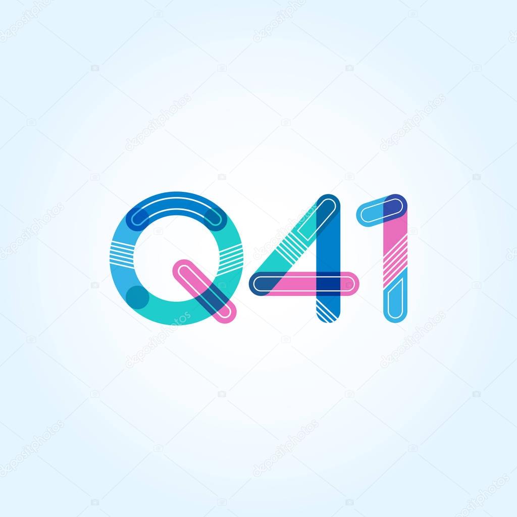 letter and digit  logo Q41