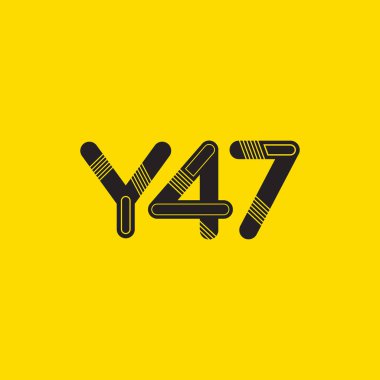 harf ve rakam çağdaş şirket logosu