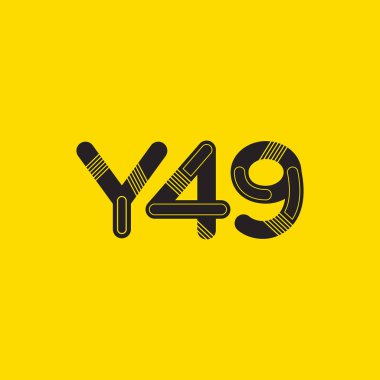 harf ve rakam çağdaş şirket logosu