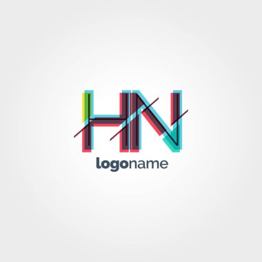Multicolour mektup logo Hn