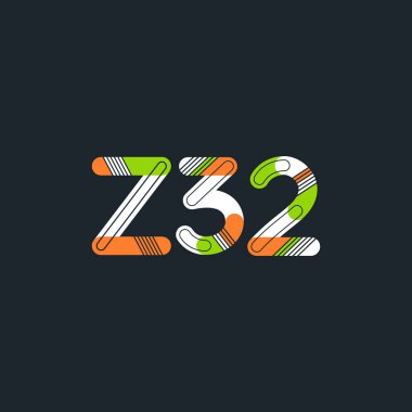 harf ve rakam çağdaş şirket logosu