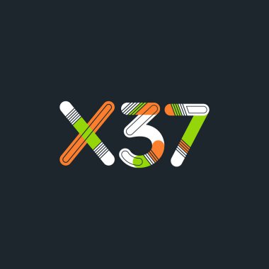 harf ve rakam logo X37