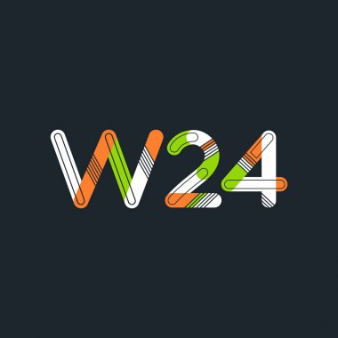 harf ve rakam logo W24