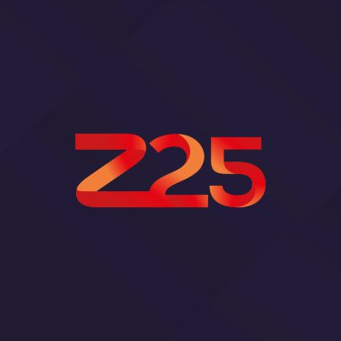 Ortak mektup ve sayı logosu Z25