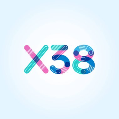 harf ve rakam logo X38