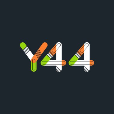 harf ve rakam çağdaş şirket logosu