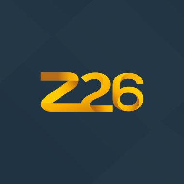 Ortak mektup ve sayı logosu Z26