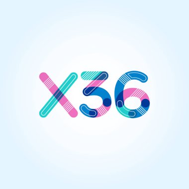 harf ve rakam logo X36
