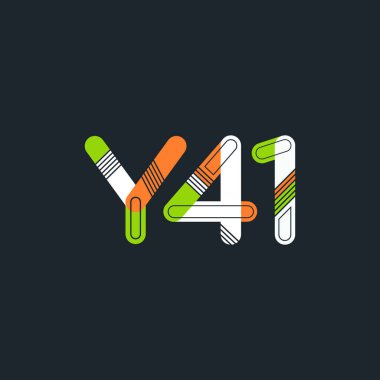 harf ve rakam çağdaş şirket logosu