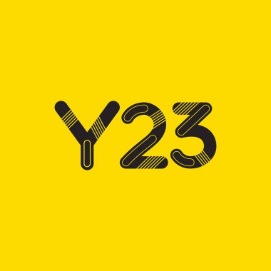 harf ve rakam çağdaş şirket logosu