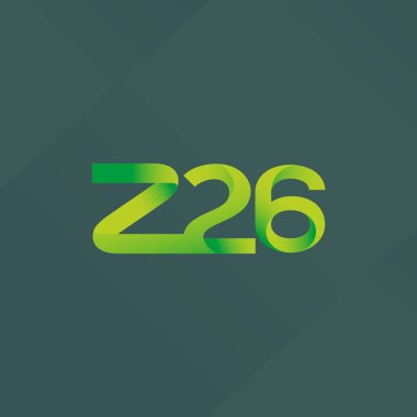 Ortak mektup ve sayı logosu Z26