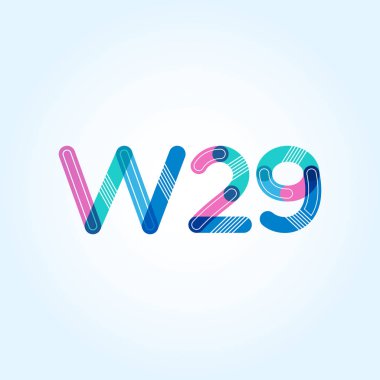 harf ve rakam logo W29