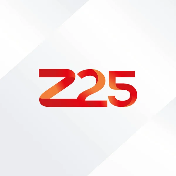 Logotipo da carta comum Z25 — Vetor de Stock