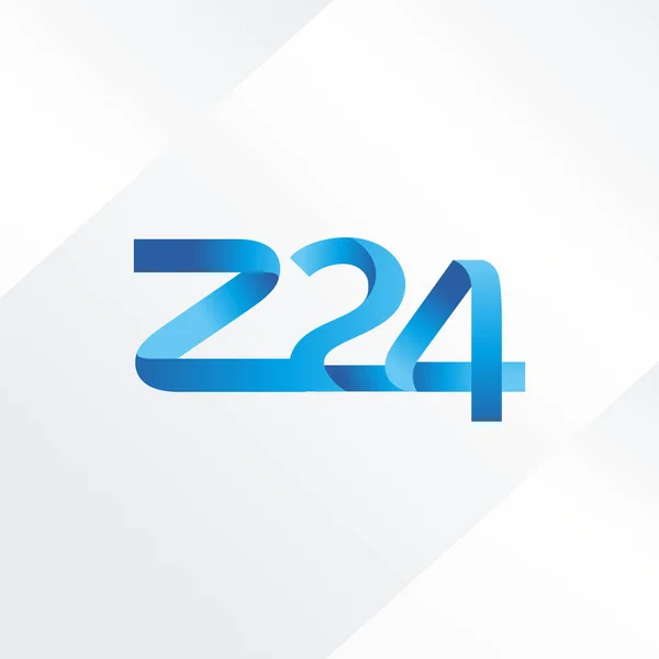 Logotipo da carta conjunta Z24 — Vetor de Stock