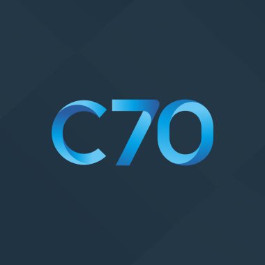 C70 mektup ve sayı logo simge
