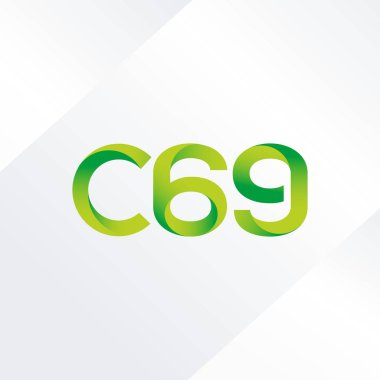 C69 mektup ve sayı logo simge