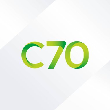 C70 mektup ve sayı logo simge