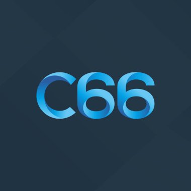 C66 mektup ve sayı logo simge