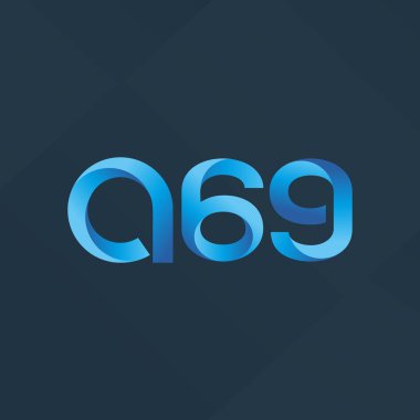 A69 mektup ve sayı logo simge