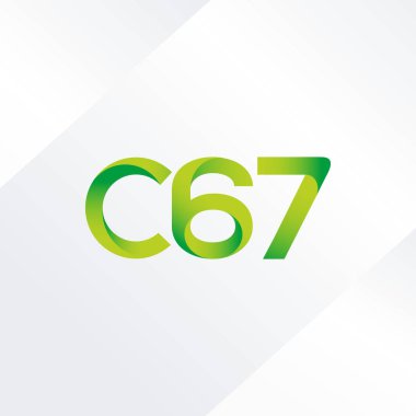 C67 mektup ve sayı logo simge