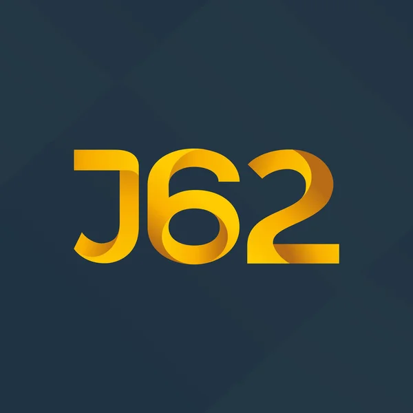 Lettre commune logo J62 — Image vectorielle